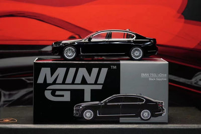 汽車模型[匠心]MINI GT 1:64 寶馬 BMW 750Li 合金汽車模型玩具車