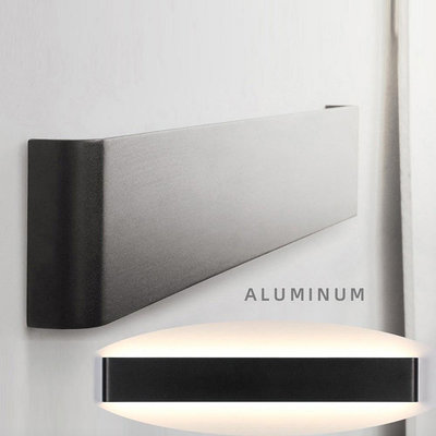 現代簡約LED長壁燈   客廳臥室床頭過道背景牆裝飾長條壁燈 浴櫃燈鏡前燈個性燈