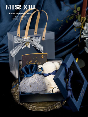 MISSXIU[圓舞曲]伴手禮品袋手提袋禮物包裝男生伴郎生日結婚禮盒
