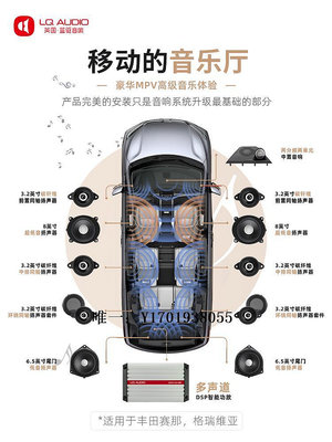 汽車音響適用豐田賽那塞納格瑞維亞藍驅音響中置高低喇叭不破線無損改裝喇叭改裝