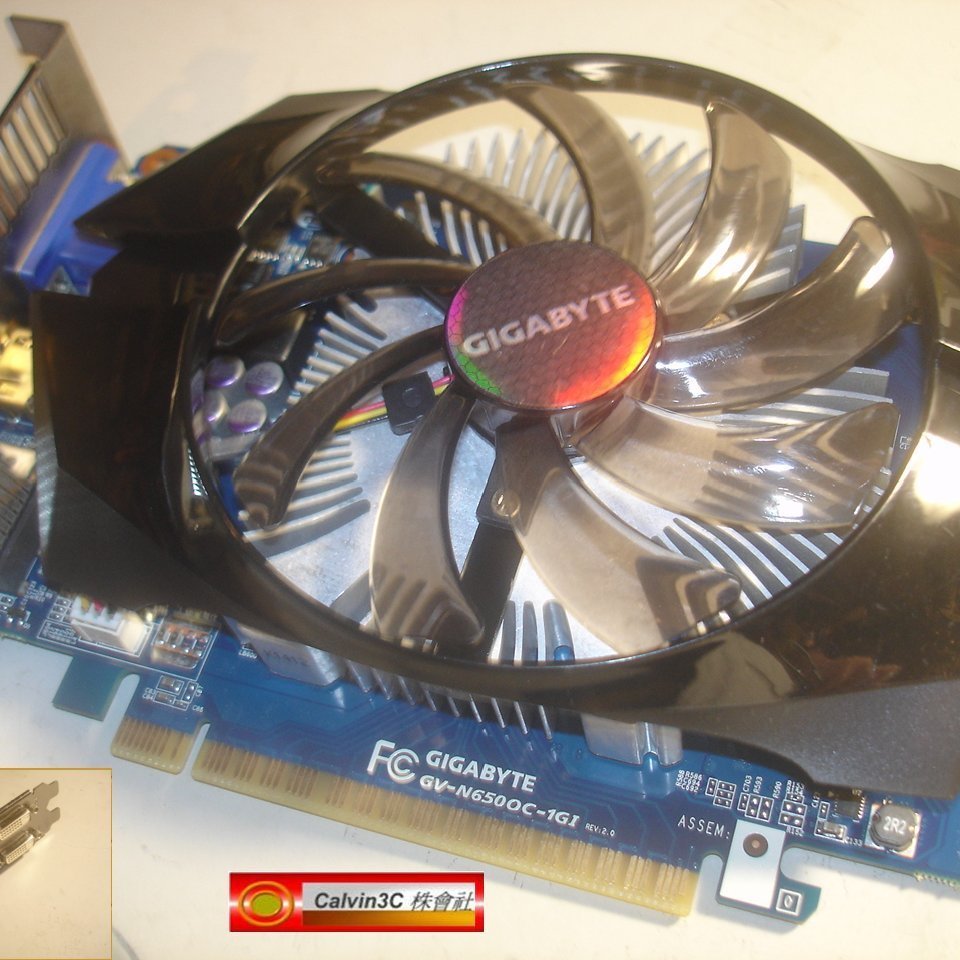 頂級技嘉GV-N650OC-1GI GeForce GTX650 DDR5 1G 128位元第二代超耐久原