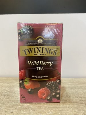 **愛洛奇**英國 TWININGS 唐寧茶 綜合野莓茶(2g×25入)
