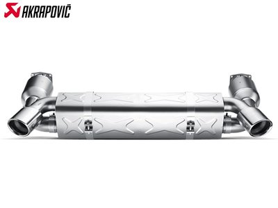 【樂駒】Akrapovic PORSCHE 911 GT2 RS 997 排氣管 尾段 鈦合金 尾飾管 當派 中尾段