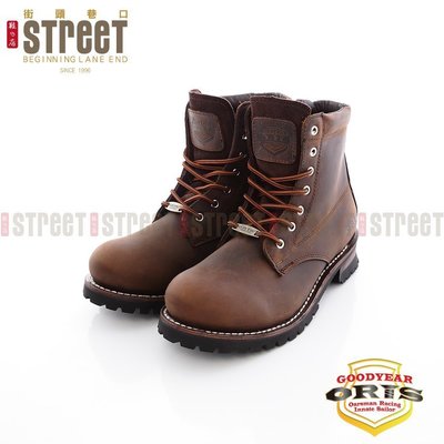 【街頭巷口 Street】ORIS 男款 美式戰鬥靴高統 工作靴 S97703  咖啡色
