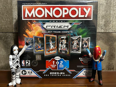 全新現貨 2023-24 Panini Prizm Board Game 2nd Edition Monopoly NBA 大富翁 開抽斑馬