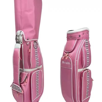 廠家直銷#美津濃粉色高爾夫球包女士 輕便球桿包 有帽蓋裝備包 3公斤新款