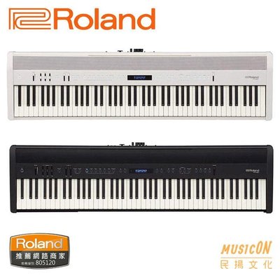 【民揚樂器】數位鋼琴 Roland FP-60 FP60 電鋼琴 黑白兩色可選//架子可另選購