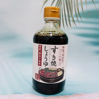 日本 川中醬油 壽喜燒醬 400ml 鰹節一番出汁使用