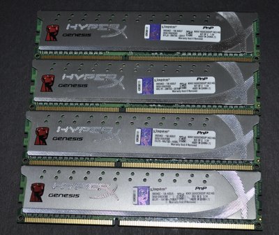 金士頓 電競超頻HyperX Genesis DDR3-1600 2Gx4 同廠牌 同顆粒 同週期 雙通道 四通道 終保