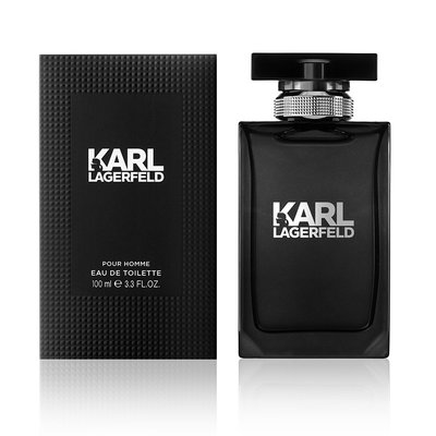 【AYW】KARL LAGERFELD 卡爾 拉格斐 老佛爺 同名 時尚男性淡香精 香水 100ml 全新 正版 公司貨