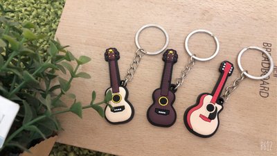 【好聲音樂器】吉他鑰匙圈 烏克麗麗鑰匙圈  吉他手吊飾 吊飾 飾品 烏克麗麗 木吉他 電吉他 電吉他鑰匙圈