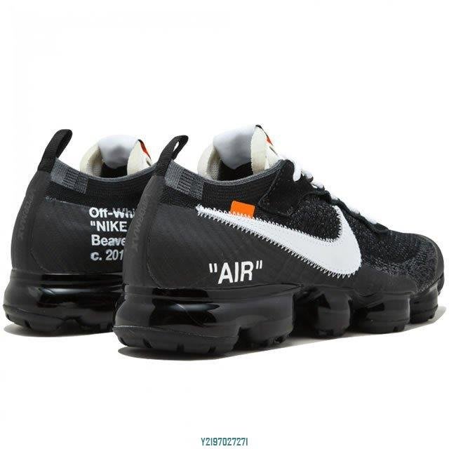 OFF-WHITE x 耐克Nike Air VaporMax Black Item AA3831-001 | Yahoo