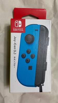 Nintendo Switch Joy-Con(L)控制器同捆組(霓虹藍-單邊包裝-左)-全新品