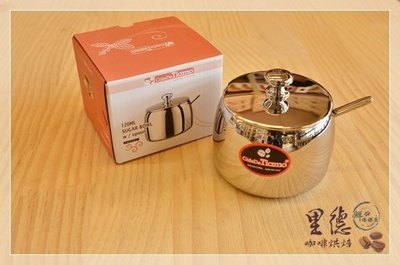 【里德咖啡烘焙王】Tiamo HK0503 不鏽鋼 糖罐 附 不鏽鋼 小湯匙