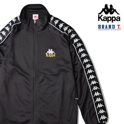 【Brand T】正品公司貨 KAPPA BANDA 黑色 白串標  金標 運動 外套 夾克 義大利