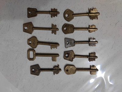 歐美老鑰匙銅鑰匙日本銅器日本銅擺件日本銅鎮紙日本銅