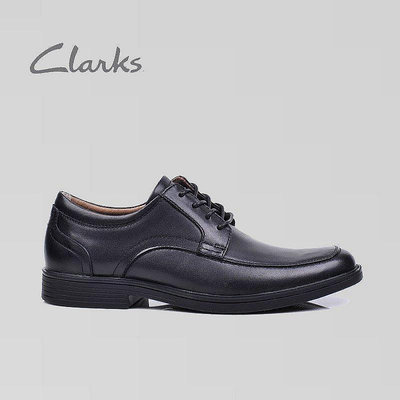 #clarks其樂春新款男鞋經典款系帶英倫風正裝商務皮鞋德比鞋男單鞋氣質經典 三號店