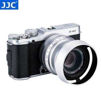 《阿玲》JJC 公司貨Fujifilm遮光罩LH-JXF35C相容富士原廠LH-XF35II太陽罩(銀色)