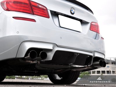 《傲美國際》美國 AutoTecknic 抽真空 碳纖 後擾流 後下巴 後唇 - 寶馬 BMW F10 M5