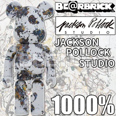 新品 BE@RBRICK Jackson Pollock 100％ 400％-