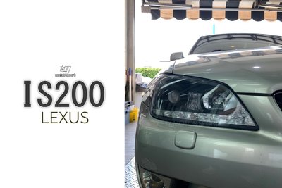 》傑暘國際車身部品《全新 LEXUS IS200 IS300 01 02 03 04 05 R8黑框魚眼 HID版 大燈