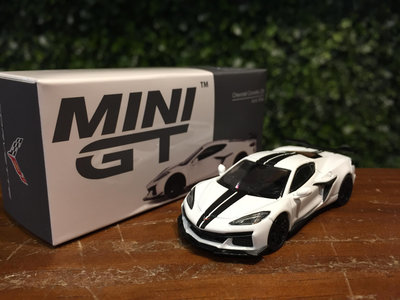 1/64 MiniGT Chevrolet Corvette Z06 2023 White MGT00677L【MGM】