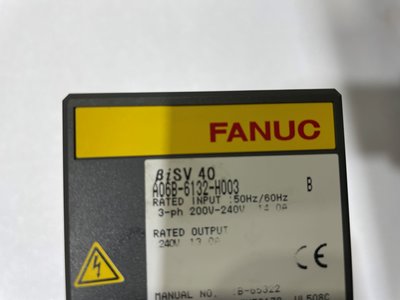 FANUC 伺服模組 BETA SV40 A06B-6132-H003 中古品