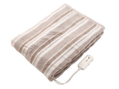 日本 KOIZUMI 小泉 自動定時 鋪蓋兩用 雙人電熱毛毯 可水洗 鋪蓋兩用 保暖 電毯 毛毯 【全日空】
