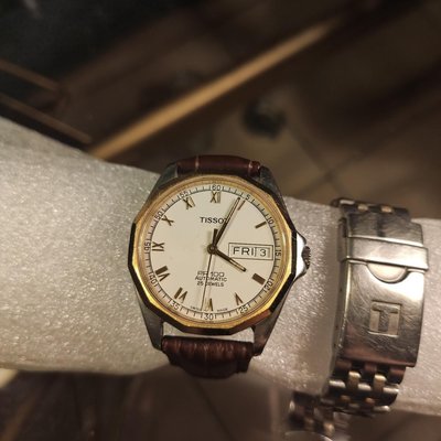 已售 Tissot  pr100  金圈 12角圈 機械錶 eta2824  2836 automatic watch 白面 羅馬字