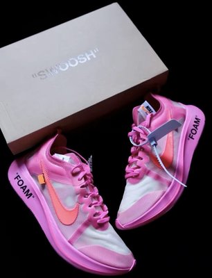 Off White X Nike Zoom Fly Pink The Ten 粉色 桃紅