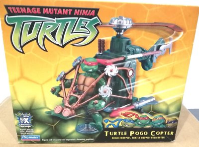 彩星 忍者龜 載具 直升機 老玩具