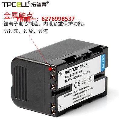 相機電池拓普賽BP-U30 U35電池適用索尼FX6 FX9 EX1R EX3 EX160 X280 FS5 FS7 F
