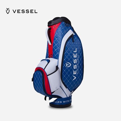 高爾夫球包VESSEL 高爾夫球包 職球袋業球桿包菱紋格男golf bag時尚球袋標準球包