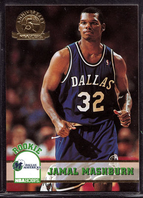 93-94 HOOPS FIFTH ANNIVERSARY GOLD #323 JAMAL MASHBURN RC