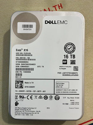 原廠Dell戴爾16T SATA硬碟