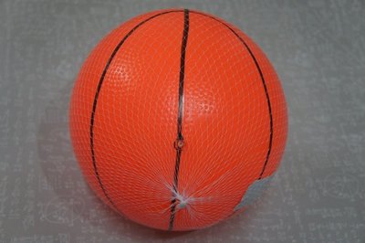 現貨~36小時內出貨~9吋安全籃球 兒童仿藍球 安全玩具球 充氣安全籃球 直徑20cm(加厚)