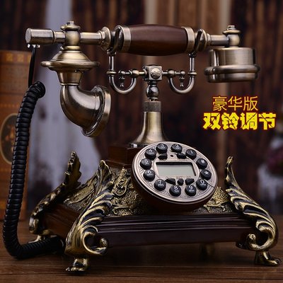 精品仿古電話機歐式時尚復古電話機高檔家用座機老式古董電話