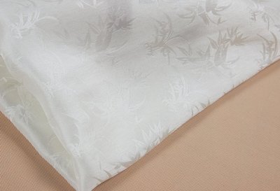 全新100%桑蠶絲真絲桑波緞白色枕頭套枕巾