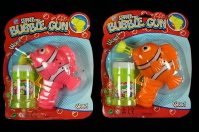 佳佳玩具 ----- 小丑魚 手動 吸水 泡泡槍 吹泡泡 泡泡機【CF108259】