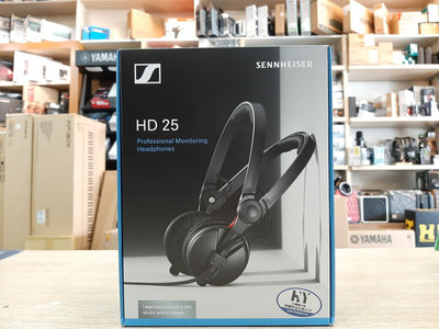 ♪♪學友樂器音響♪♪ Sennheiser HD 25 專業監聽耳機 耳罩式 公司貨 DJ 混音 錄音 攝影 製作
