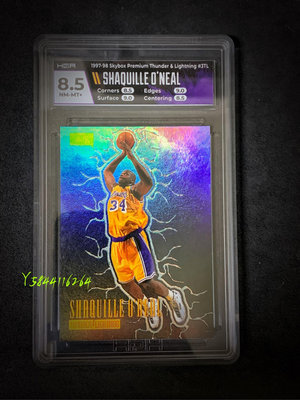 1997 Skybox Premium Thunder and Lightning Shaquille O'Neal HGA8.5 鑑定卡