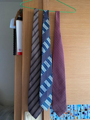 (三條一起賣)復古蠶絲紳士領帶/日本紗織紳士領帶/幾何方塊紳士領帶