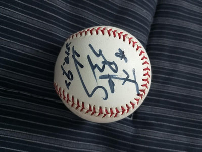 早期林恩宇簽名棒球 硬式棒球 二手 棒球 比賽棒球 收藏棒球 二手