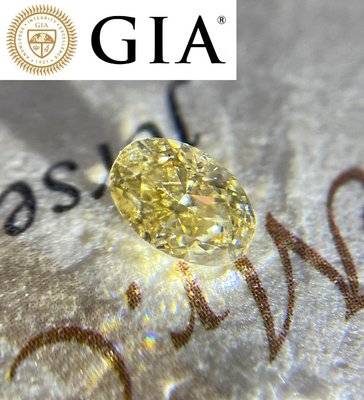 【台北周先生】天然Fancy黃色鑽石 0.53克拉 Even分布 高淨度VS 送GIA證書