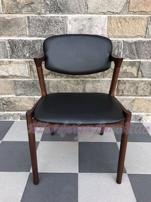 【N D Furniture】台南家具-復刻‧Flap Back Dining Chair(Z-Chair) 反拍椅BG