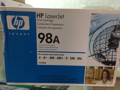 『Outlet國際』 HP 98A Laser Jet Toner Cartridge 92298A 原廠碳粉匣