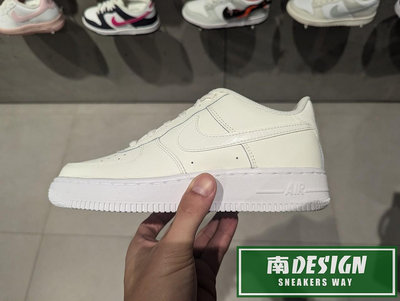 南🔥2024 8月 Nike Air Force 1 LV8 皮革 鱷魚皮勾 緩震 大童 女款 白 FV7725-100