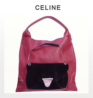 《十九號二手屋》Celine 限量小牛皮 肩背購物包 Shopper Shoulder Bag with Pocket