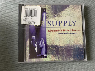 O版 未拆 Air Supply Greatest Hits Live Now And Forever CD