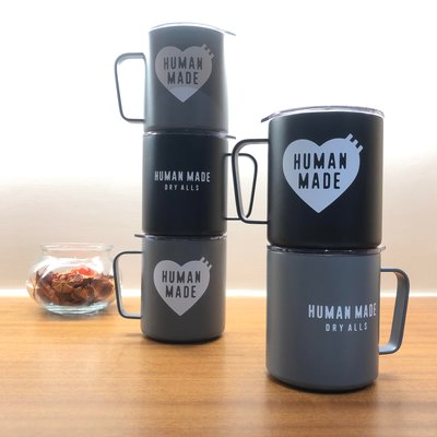 *NULL*HUMAN MADE 12OZ INSULATED CAMP CUP 黑色 灰色 MIIR 戶外露營鋼杯